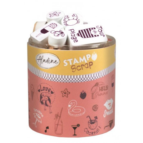 Aladine razítka StampoScrap, Moje léto