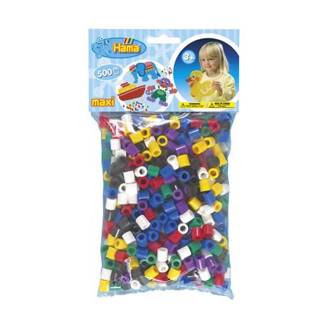 Zažehlovací korálky MAXI _mix základní barvy