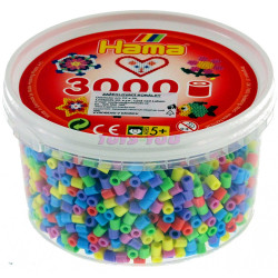 Hama korálky v boxu -pastelové