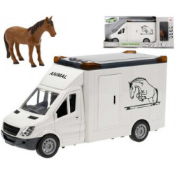 Přepravní auto pro koně se světlem a zvukem + Kůň