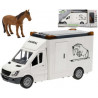 Přepravní auto pro koně se světlem a zvukem + Kůň