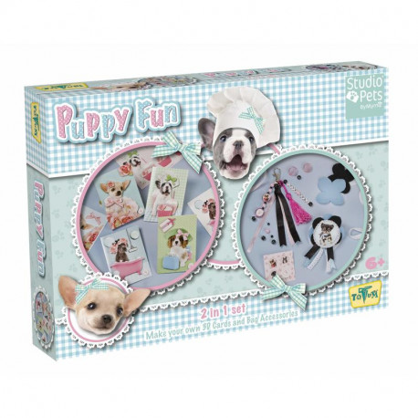 Dárková sada štěňátka 2v1