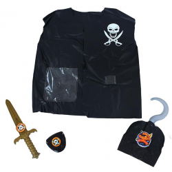 Dětská sada vesta pirátská s příslušentsvím