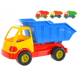 Auto sklápěčka 39cm volný chod 4barvy v síťce