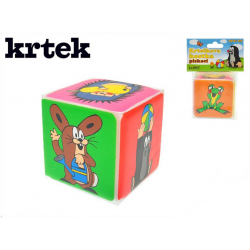 Krtečkova kostka 7,5cm pískací měkká 0m+ v sáčku