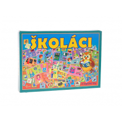Společenská hra logická Školáci v krabičce