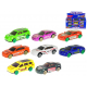 Auto závodní 7cm kov 1:64 volný chod 8druhů v krabičce 36ks v DBX