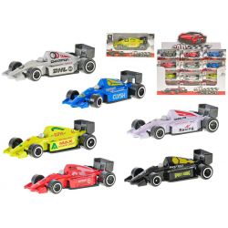 Formule 7,5cm kov 1:87 volný chod 8druhů v krabičce 36ks v DBX