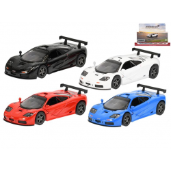 Auto McLaren F1 GTR 1:34 kov na zpětný chod 4barvy 12ks v DBX