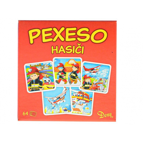 Pexeso Hasiči 64ks v krabičce