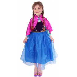 Dětský kostým princezna zimní království Anička DELUXE (M) e-obal