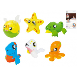 Zvířátko nafukovací 22-34cm 4m+ 6druhů v krabičce