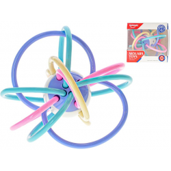 Chrastítko s kroužky 14cm 0m+ v krabičce