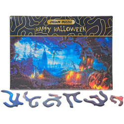 Puzzle Halloween 75x50cm 468dílků v krabičce