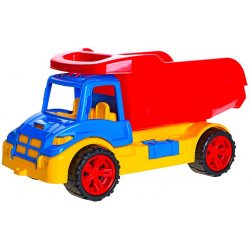 Auto stavební sklápěčka modro-červená 52cm v sáčku