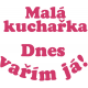 Dětský kostým kuchařka s příslušenstvím