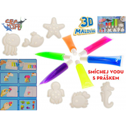 Sada vytvoř si gelové mořské zvířátko 3D v krabičce