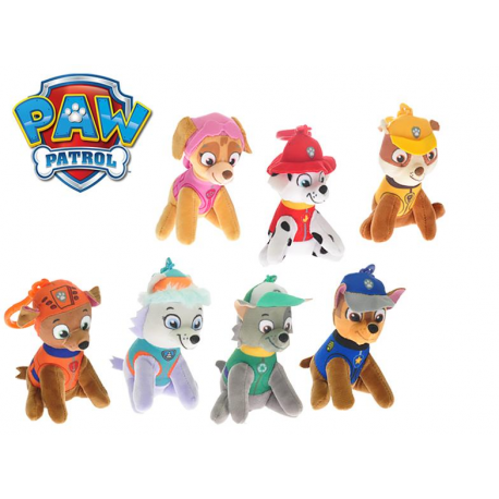 Paw Patrol přívěsek na klíče plyšový 10cm 7druhů 10m+