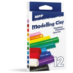 Modelovací hmota 12 ks barev 200g