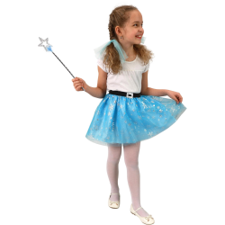 Dětská tutu sukně zimní princezna s vločkami