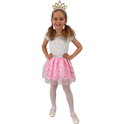 Dětský kostým tutu sukně princezna s čelenkou