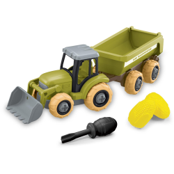 Šroubovací traktor nakladač s vlečkou 27 cm