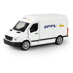 Kovové auto PPL s otevíracími dveřmi 12 cm