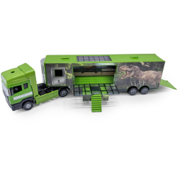 Auto kamion kov/plast s motivem dinosaura III.