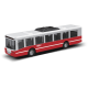Autobus MHD červený 16 cm