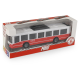 Autobus MHD červený 16 cm