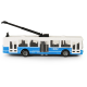 Trolejbus MHD modrý 16 cm