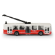 Trolejbus MHD červený 16 cm