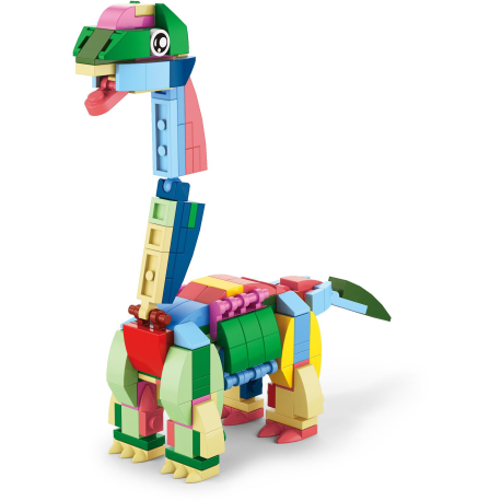 Stavebnice dino 12 figurek