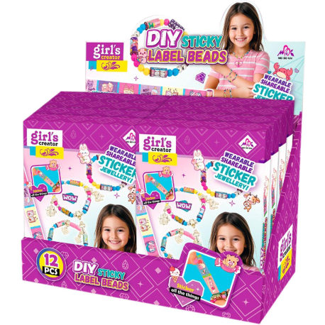Kreativní sada na výrobu náramků se samolepkami